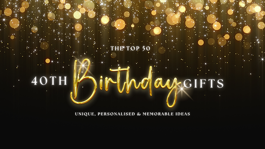 40th Birthday Gifts Decoration Website Banner
