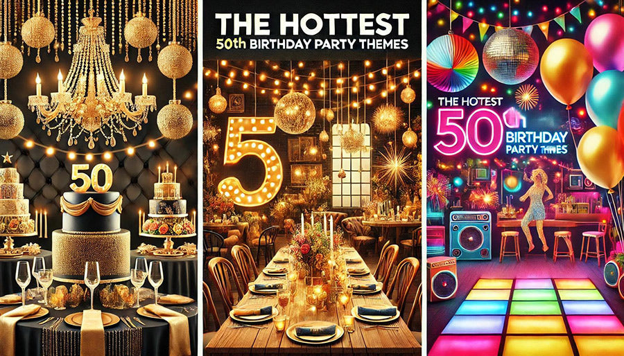 The Hottest 50th Birthday Party Themes