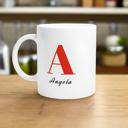 Personalised Name & Initial Mug 