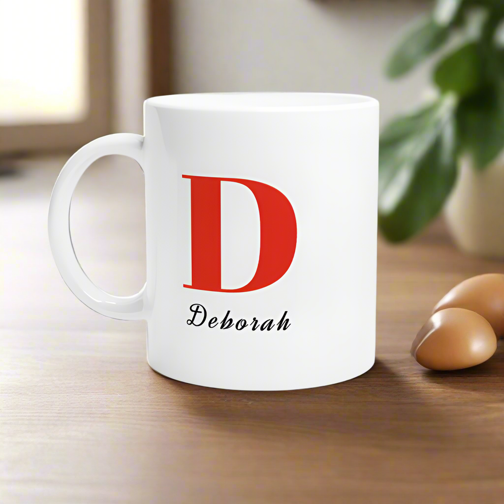 Personalised Name & Initial Mug 