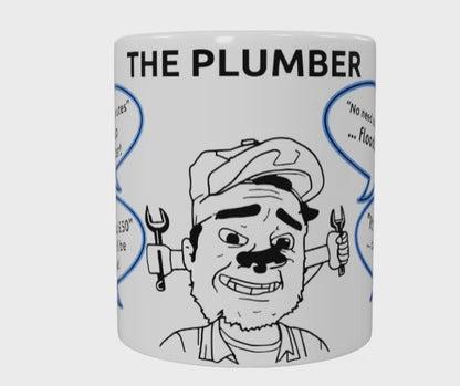 The Funny Plumber Mug